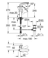 MONOMANDO LAVABO EUROSTYLE GROHE